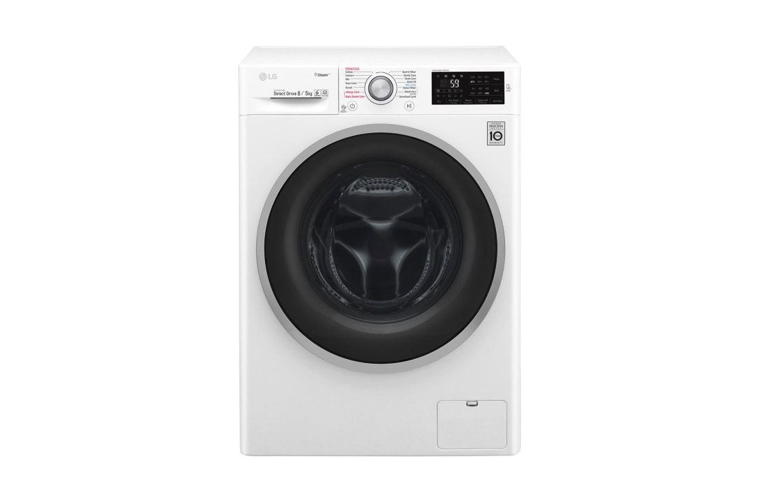 LG 1-8 kg / 1-5 kg Spa Steam & 6 Motion Direct Drive Kombinerad tvätt/tork, NFC & energiklass A, W5J6TG1W