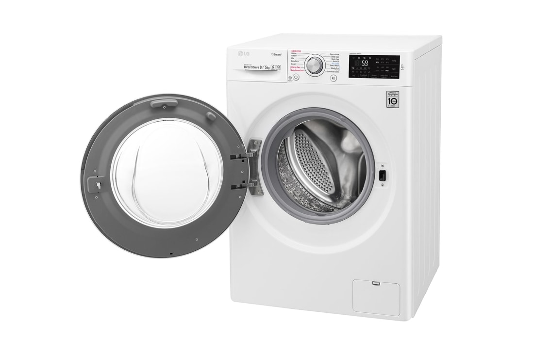 LG 1-8 kg / 1-5 kg Spa Steam & 6 Motion Direct Drive Kombinerad tvätt/tork, NFC & energiklass A, W5J6TG1W, thumbnail 7