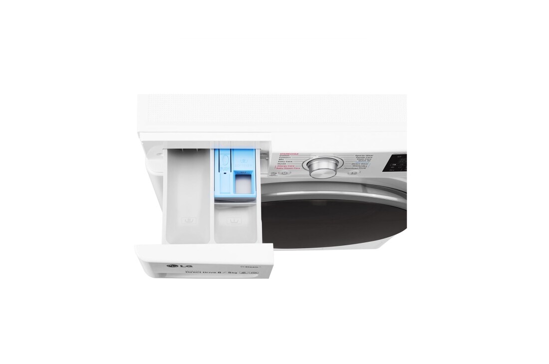 LG 1-8 kg / 1-5 kg Spa Steam & 6 Motion Direct Drive Kombinerad tvätt/tork, NFC & energiklass A, W5J6TG1W, thumbnail 10
