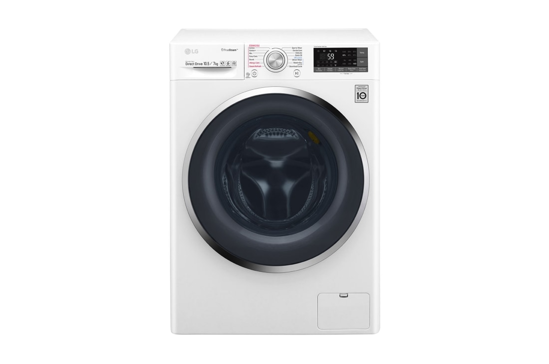 LG 1-10.5 kg / 1-7 kg True Steam™ 6 Motion Direct Drive vask/tørk maskin, Wi-Fi, F4J8JH2WD