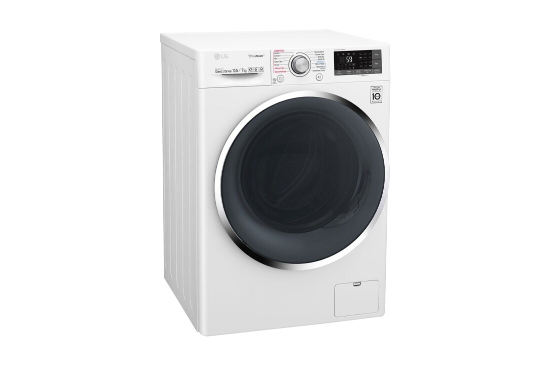 LG 1-10.5 kg / 1-7 kg True Steam™ 6 Motion Direct Drive vask/tørk maskin, Wi-Fi, F4J8JH2WD, thumbnail 2