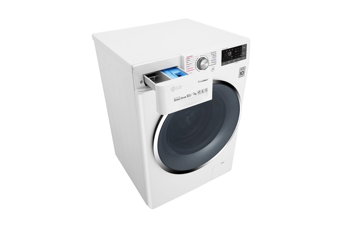 LG 1-10.5 kg / 1-7 kg True Steam™ 6 Motion Direct Drive vask/tørk maskin, Wi-Fi, F4J8JH2WD, thumbnail 10