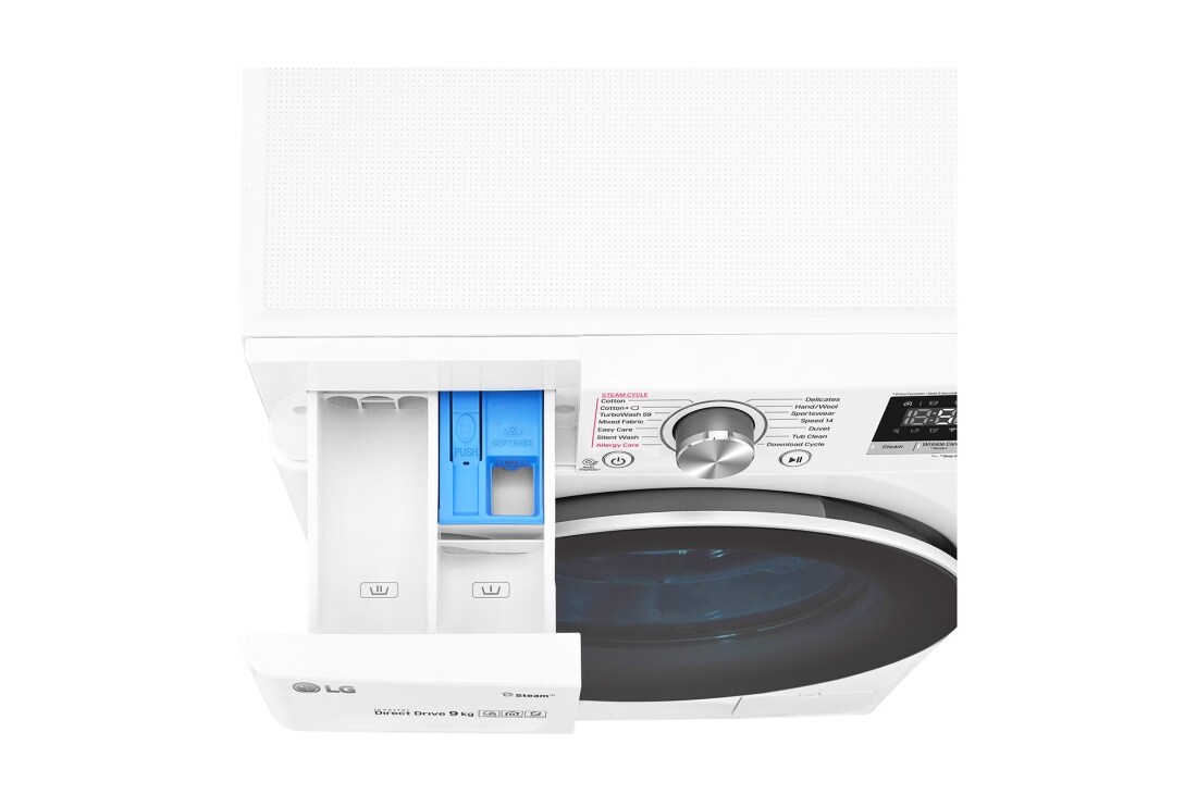 LG 1-9 kg Steam+, TurboWash™, AI DD och Wi-Fi, FV70VNS1, thumbnail 6