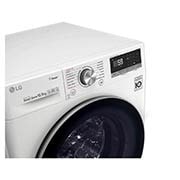 LG 1-10.5 kg Steam+, TurboWash™, AI DD og Wi-Fi,  energiklasse A+++ ( -40%), S4WV710S1W, thumbnail 7