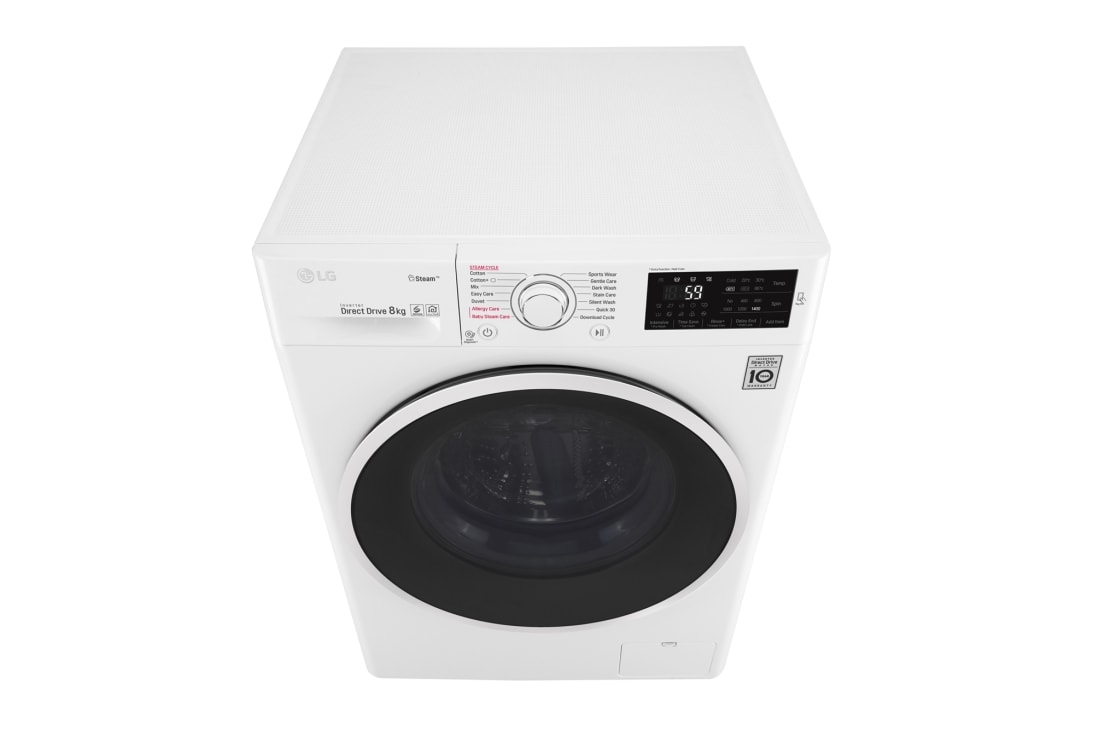 LG 1-8 kg Spa Steam & NFC, 6 Motion Direct Drive vaskemaskine, energiklasse A+++ ( -30%), FC50TNS0, thumbnail 10