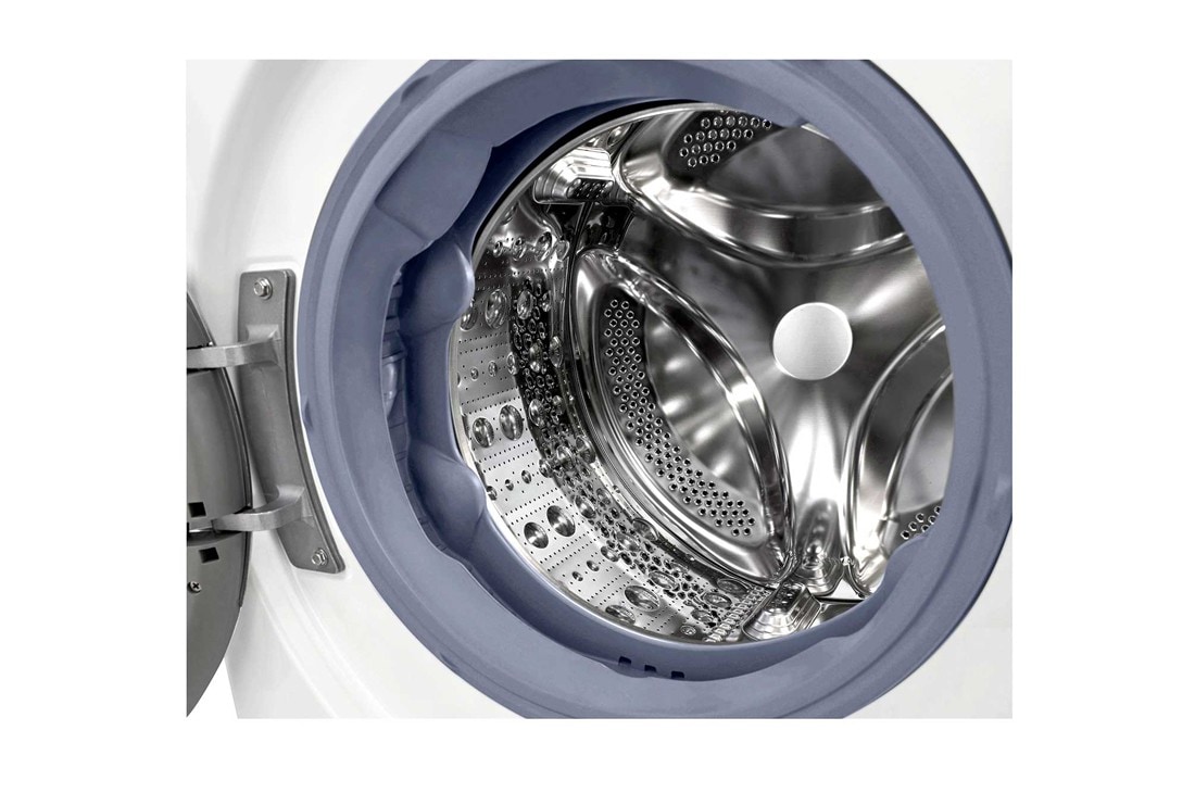 LG 10.5 kg Vaskemaskin(Hvit) - Steam, Energiklasse A, TurboWash360™, AI DD™, Smart Diagnosis™ med Wi-Fi, FV96JNS2QE, thumbnail 3