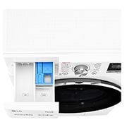 LG 10.5 kg Vaskemaskin(Hvit) - Steam, Energiklasse A, TurboWash360™, AI DD™, Smart Diagnosis™ med Wi-Fi, FV90JNS2QE, thumbnail 6