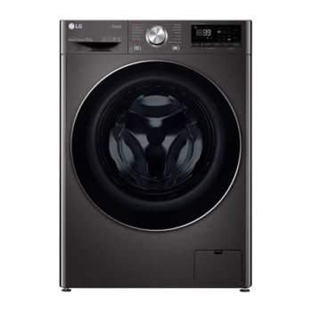 12 kg Vaskemaskin(Svart) - Steam+, Energiklasse A, TurboWash360™, AI DD™, Smart Diagnosis™ med Wi-Fi