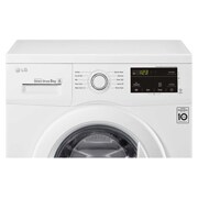 LG 8 kg Vaskemaskin(Hvit) - Energiklasse D, 6 Motion Direct Drive, Smart Diagnosis™ , P4AMTN0W, thumbnail 4