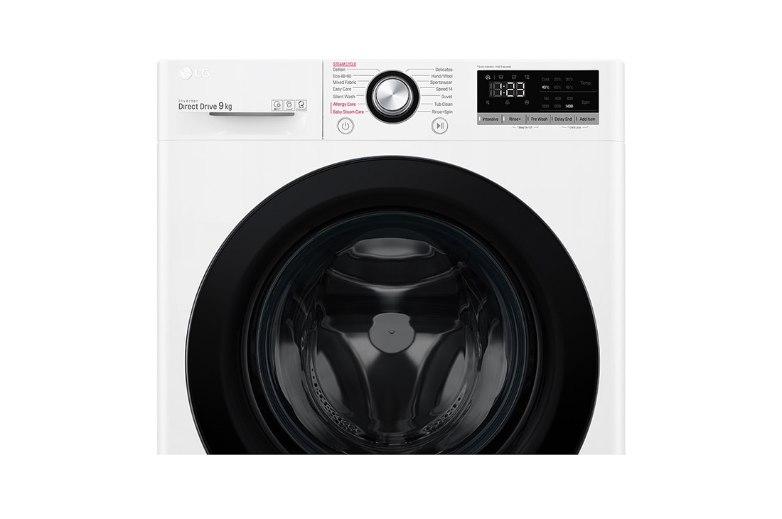 LG 9 kg Vaskemaskin(Hvit) - Energiklasse B, AI DD™, Steam™, Smart Diagnosis, FV50VNS3E, thumbnail 4
