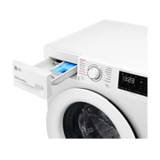 LG  8 kg Vaskemaskin(Hvit) - Energiklasse C, AI DD™, Steam™, Smart Diagnosis, FV30TNS0E, thumbnail 5
