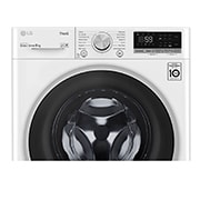 LG  9 kg Vaskemaskin(Hvit) - Energiklasse D, TurboWash™, AI DD™, Smart Diagnosis™ med Wi-Fi, P4AQVN1W, thumbnail 4