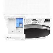 LG  9 kg Vaskemaskin(Hvit) - Energiklasse D, TurboWash™, AI DD™, Smart Diagnosis™ med Wi-Fi, P4AQVN1W, thumbnail 6