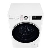 LG 8.5 kg / 5 kg Kombinert vaskemaskin/tørketrommel(Hvit) - Steam+, Energiklasse E, TurboWash™360, AI DD™, Smart Diagnosis™ med Wi-Fi, CV92T5S2SQE, thumbnail 10