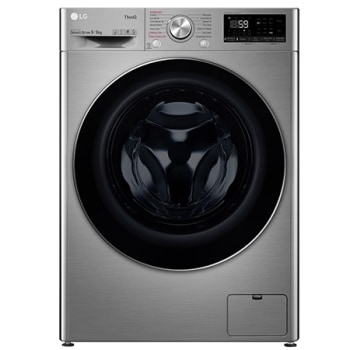 9 kg / 6 kg Kombinert vaskemaskin/tørketrommel(Grafitt) - Steam, Energiklasse E, TurboWash™, AI DD™, Smart Diagnosis™ med Wi-Fi1