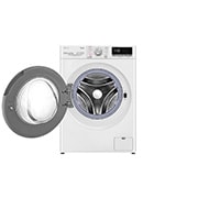 LG 9 kg / 6 kg Kombinert vaskemaskin/tørketrommel(Hvit) - Steam, Energiklasse E, TurboWash™, AI DD™, Smart Diagnosis™ med Wi-Fi, P4AQVH1WE, thumbnail 2