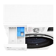 LG 9 kg / 6 kg Kombinert vaskemaskin/tørketrommel(Hvit) - Steam, Energiklasse E, TurboWash™, AI DD™, Smart Diagnosis™ med Wi-Fi, CV50V6S2EE, CV50V6S2EE, thumbnail 7