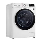 LG 9 kg / 6 kg Kombinert vaskemaskin/tørketrommel(Hvit) - Steam, Energiklasse E, TurboWash™, AI DD™, Smart Diagnosis™ med Wi-Fi, CV50V6S2EE, CV50V6S2EE, thumbnail 8