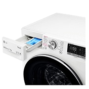 LG 7 kg / 5 kg Kombinert vaskemaskin/tørketrommel(Hvit) - Steam, Energiklasse E, TurboWash™, AI DD™, Smart Diagnosis™ med Wi-Fi, F2DV707S2WS, thumbnail 5