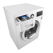 LG 8 kg / 5 kg Kombinert vaskemaskin/tørketrommel(Hvit) - Steam, Energiklasse E, AI DD™, Smart Diagnosis™, CM20T5S2E, CM20T5S2E, thumbnail 7