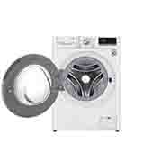 LG 9 kg / 5 kg Kombinert vaskemaskin/tørketrommel(Hvit) - Steam, Energiklasse E, AI DD™, Smart Diagnosis™ med Wi-Fi, CV40V5S2E, thumbnail 2