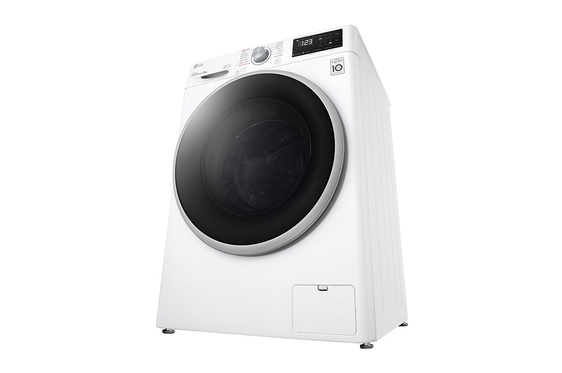 LG 8 kg Vaskemaskin(Hvit) - Steam, Energiklasse C, AI DD™, Smart Diagnosis™, K4WV408S0WE, K4WV408S0WE, thumbnail 12