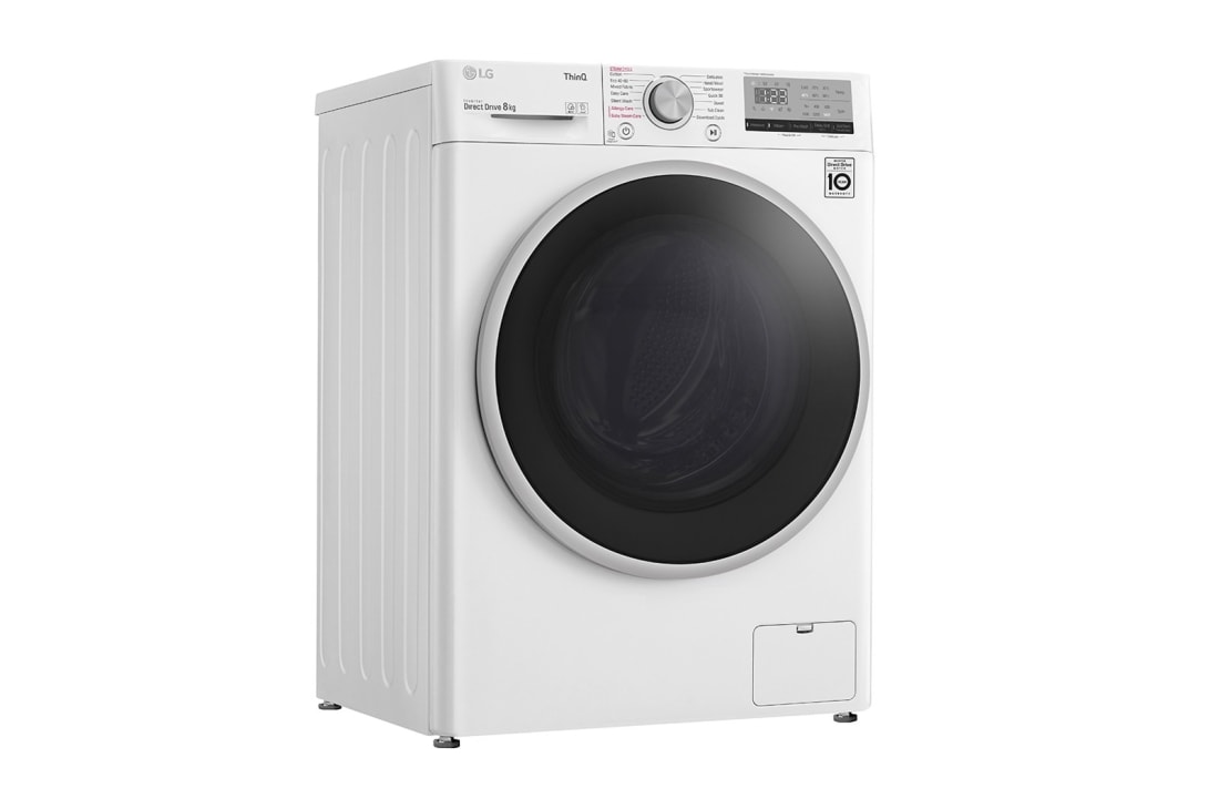 LG  8 kg Vaskemaskin(Hvit) - Energiklasse D, AI DD™, Smart Diagnosis™ med Wi-Fi, W4WV408S1W, thumbnail 10