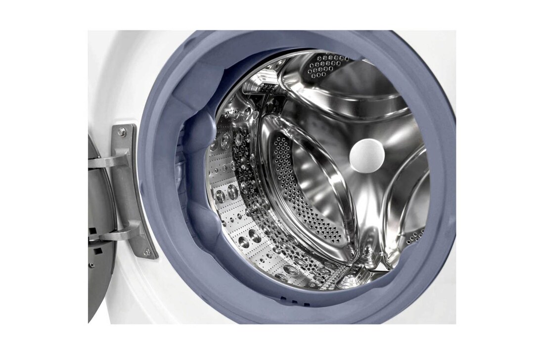 LG 9 kg / 5 kg Kombinert vaskemaskin/tørketrommel(Hvit) - Steam, Energiklasse E, AI DD™, Smart Diagnosis™ med Wi-Fi, F4DV509S1W, thumbnail 3