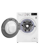 LG 9 kg / 5 kg Kombinert vaskemaskin/tørketrommel(Hvit) - Steam, Energiklasse E, AI DD™, Smart Diagnosis™ med Wi-Fi, F4DV509S1W, thumbnail 2