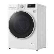 LG 9 kg / 5 kg Kombinert vaskemaskin/tørketrommel(Hvit) - Steam, Energiklasse E, AI DD™, Smart Diagnosis™ med Wi-Fi, F4DV509S1W, thumbnail 12