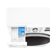 LG 8 kg Vaskemaskin(Hvit), Energiklasse D, AI DD™ , Smart Diagnosis™ med Wi-Fi, F4WV409N1W, F4WV409N1W, thumbnail 7