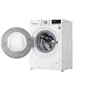 LG  9 kg / 5 kg Kombinert vaskemaskin/tørketrommel(Hvit) - Steam, Energiklasse E, AI DD™, Smart Diagnosis™ med Wi-Fi, K4DV409S1W, thumbnail 12