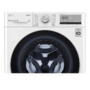 LG 9 kg / 5 kg Kombinert vaskemaskin/tørketrommel(Hvit) - Energiklasse E, AI DD™, Smart Diagnosis™ med Wi-Fi, F4DV409N1W, thumbnail 4