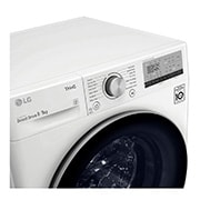 LG 9 kg / 5 kg Kombinert vaskemaskin/tørketrommel(Hvit) - Energiklasse E, AI DD™, Smart Diagnosis™ med Wi-Fi, F4DV409N1W, thumbnail 7