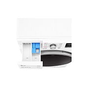 LG  8 kg / 5 kg Kombinert vaskemaskin/tørketrommel(Hvit) - Steam, Energiklasse E, AI DD™, Smart Diagnosis™ med Wi-Fi, K4DV508S1W, thumbnail 6
