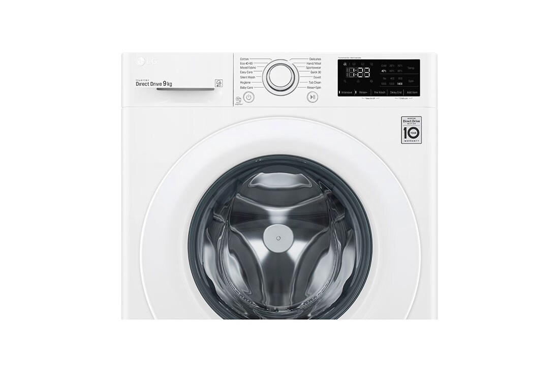 LG  9 kg Vaskemaskin(Hvit) - Energiklasse D, AI DD™, Smart Diagnosis, F4WP209N0W, thumbnail 4