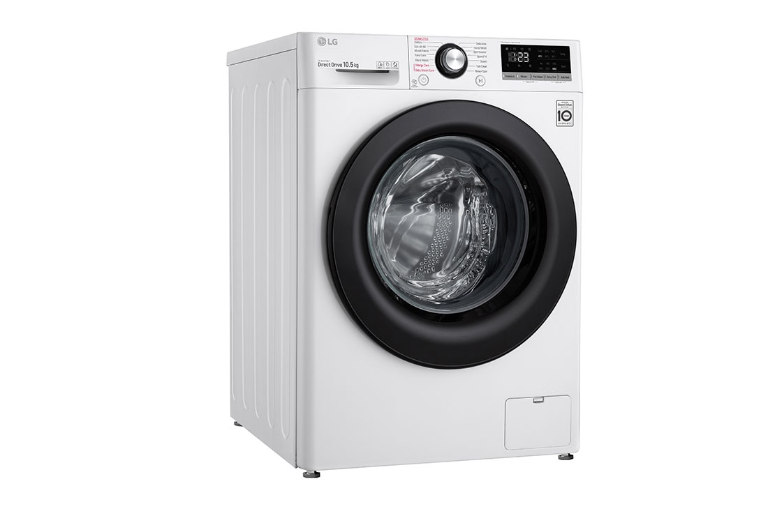 LG 10.5 kg Vaskemaskin(Hvit) - Steam, Energiklasse B, AI DD™, Smart Diagnosis™ , F4WV410S3W, F4WV410S3W, thumbnail 11