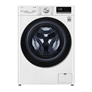 LG 10.5 kg Vaskemaskin(Hvit) -  Energiklasse B, TurboWash™. AI DD™ , Smart Diagnosis™ med wifi, Front (Without Top), K4WV710N1W, thumbnail 1