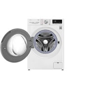 LG 9 kg / 6 kg Kombinert vaskemaskin/tørketrommel(Hvit) - Energiklasse E, Steam™, TurboWash™ , Smart Diagnosis med Wi-fi, W4DV709H1W, thumbnail 2