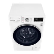 LG 9 kg / 6 kg Kombinert vaskemaskin/tørketrommel(Hvit) - Energiklasse E, Steam™, TurboWash™ , Smart Diagnosis med Wi-fi, W4DV709H1W, thumbnail 9