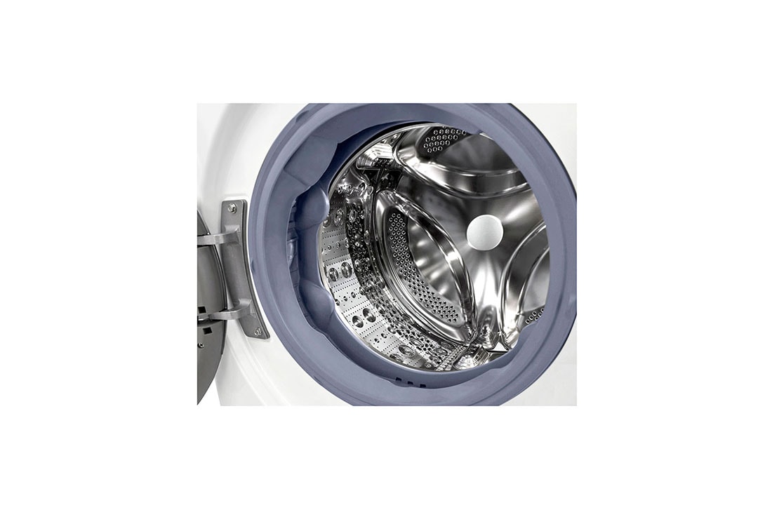 LG 12 kg Vaskemaskin(Hvit) -  Energiklasse B, TurboWash™. AI DD™ , Smart Diagnosis™ med wifi, Drum Detail, K4WV712N1W, thumbnail 3