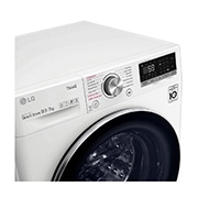 LG 10.5 kg / 7 kg Kombinert vaskemaskin/tørketrommel(Hvit) - Energiklasse E, Steam, TurboWash™, AI DD™, Smart Diagnosis with Wi-Fi, K4DV710H2W, K4DV710H2W, thumbnail 7