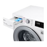 LG 8 kg Vaskemaskin(Hvit) - Energiklasse C, AI DD™, Steam™, Smart Diagnosis, F4WP308S1W_Detail4, F4WP308S1W, thumbnail 5