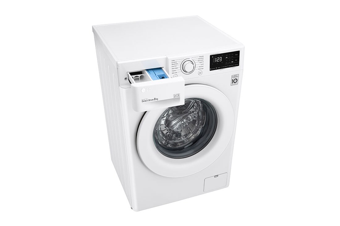 LG 8 kg Vaskemaskin(Hvit) - Energiklasse C, AI DD™, Smart Diagnosis™, F4WP308N0W, F4WP308N0W, thumbnail 9