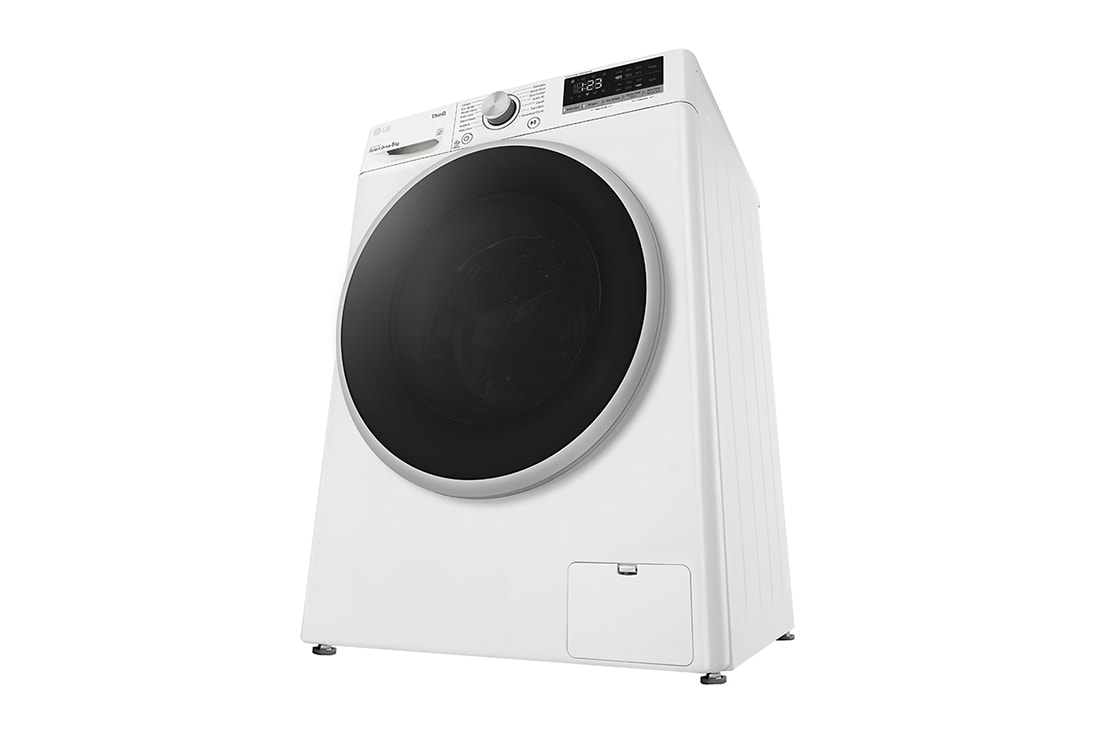 LG 8 kg Vaskemaskine(Hvit) - Energiklasse C, AI DD™, Smart Diagnosis™ med Wi-Fi, P4AOTN1WE, thumbnail 12