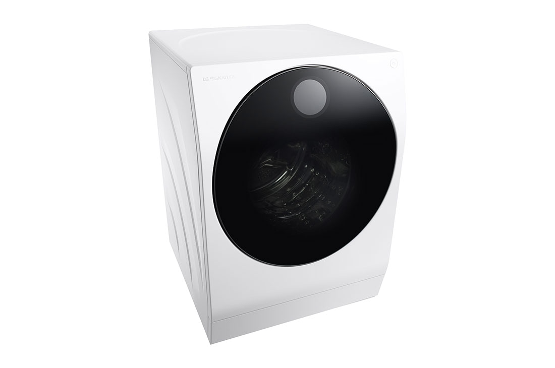 LG 12 kg / 7 kg LG SIGNATURE Kombinert vaskemaskin/tørketrommel(Hvit) - Steam, Energiklasse A, TurboWash™, Auto Dose, Smart Diagnosis™ med Wi-Fi, LSWD100E, thumbnail 6