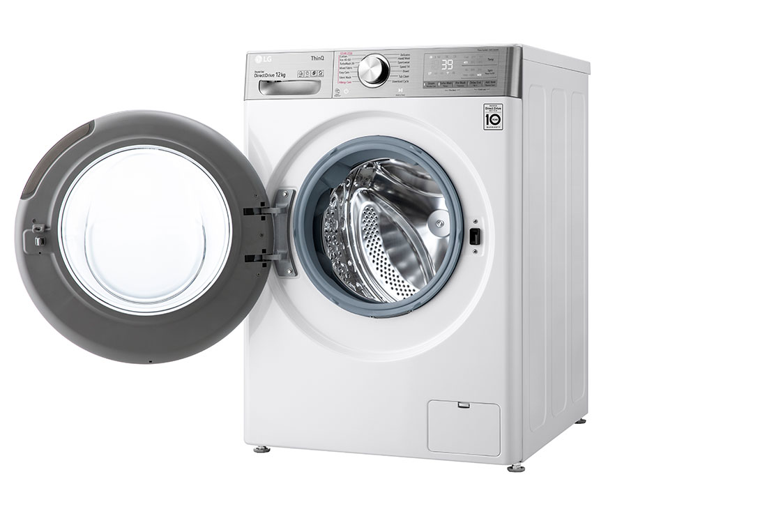 LG 12 kg Vaskemaskin(Hvit) - Steam, Energiklasse A, TurboWash360™, AI DD™, Smart Diagnosis™ med Wi-Fi, P4AVBS2WE, P4AVBS2WE, thumbnail 13