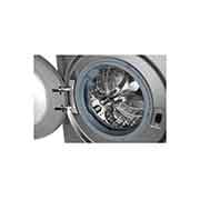 LG 9 kg / 6 kg Kombinert vaskemaskin/tørketrommel(Grafitt) - Steam, Energiklasse E, TurboWash™, AI DD™, Smart Diagnosis™ med Wi-Fi, P4AQVH1VE, P4AQVH1VE, thumbnail 4