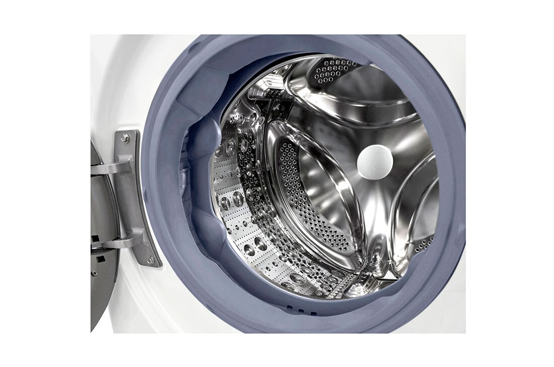 LG 9 kg Vaskemaskin(Hvit) - Steam, Energiklasse A, TurboWash™, AI DD™, Smart Diagnosis™ med Wi-Fi, LG FV74VNS2WA, FV74VNS2WA, thumbnail 3