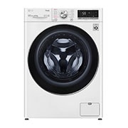 LG 8 kg / 6 kg Kombinert vaskemaskin/tørketrommel(Hvit) - Steam, Energiklasse E, AI DD™, Smart Diagnosis™ med Wi-Fi, CV50T6S2E, CV50T6S2E, thumbnail 1